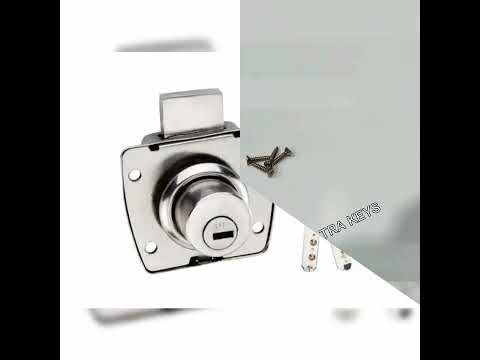 Tubular Lock File Cabinet Lock Replacement Drawer Lock with Square Socket Key, Men's, Size: 6x3cm