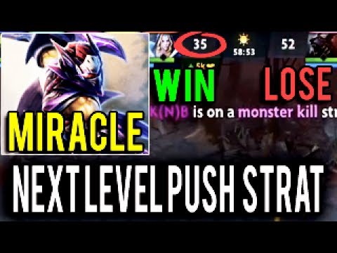 35 KILLS TEAM WIN! Next Level Push Strat by Miracle- Anti-Mage 9k MMR WTF Dota 2