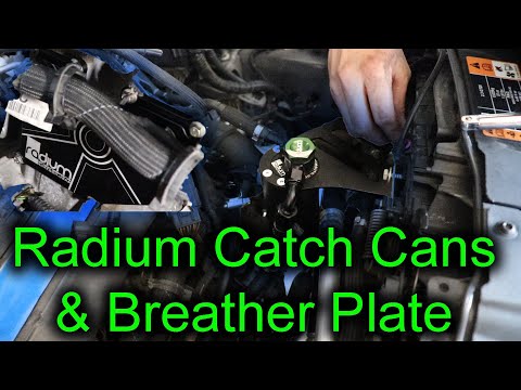 How to Install Radium Engineering Dual Catch Cans and Breather Plate
