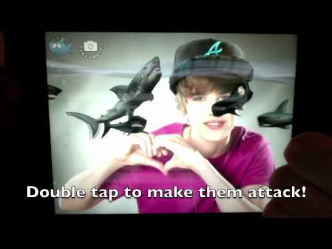 Shark Fingers 3D Aquarium FREE Video