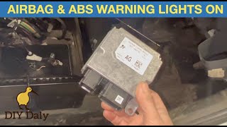 MK8 Ford Transit Airbag & ABS warning lights on dash