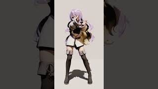 【MMD】ビビデバ【ムーナ・ホシノヴァ / Moona Hoshinova】 #shorts