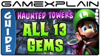 Luigi's Mansion 2: Dark Moon: All 13 Gems in Haunted Towers - Guide & Walkthrough