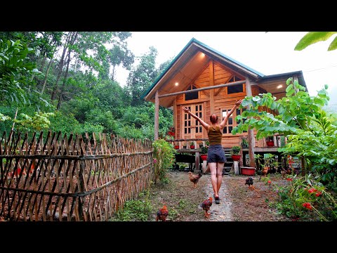 , title : 'Rebuild Bamboo House after 3 YEARS Living Alone off grid | Ana Bushcraft Ep.57.'