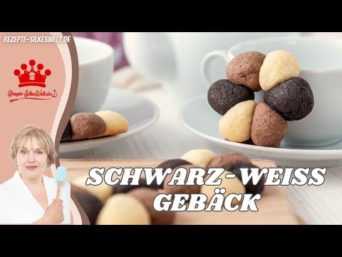Knuspriges Schwarz-Weiß Gebäck selbermachen #Silkeswelt #plätzchen