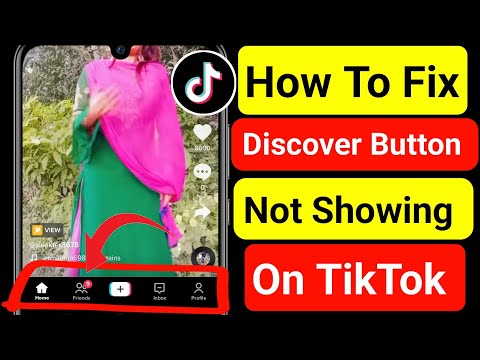 How To Fix Discover Button Missing Problem in TikTok 2022 || Fix TikTok Discover Button Not Showing
