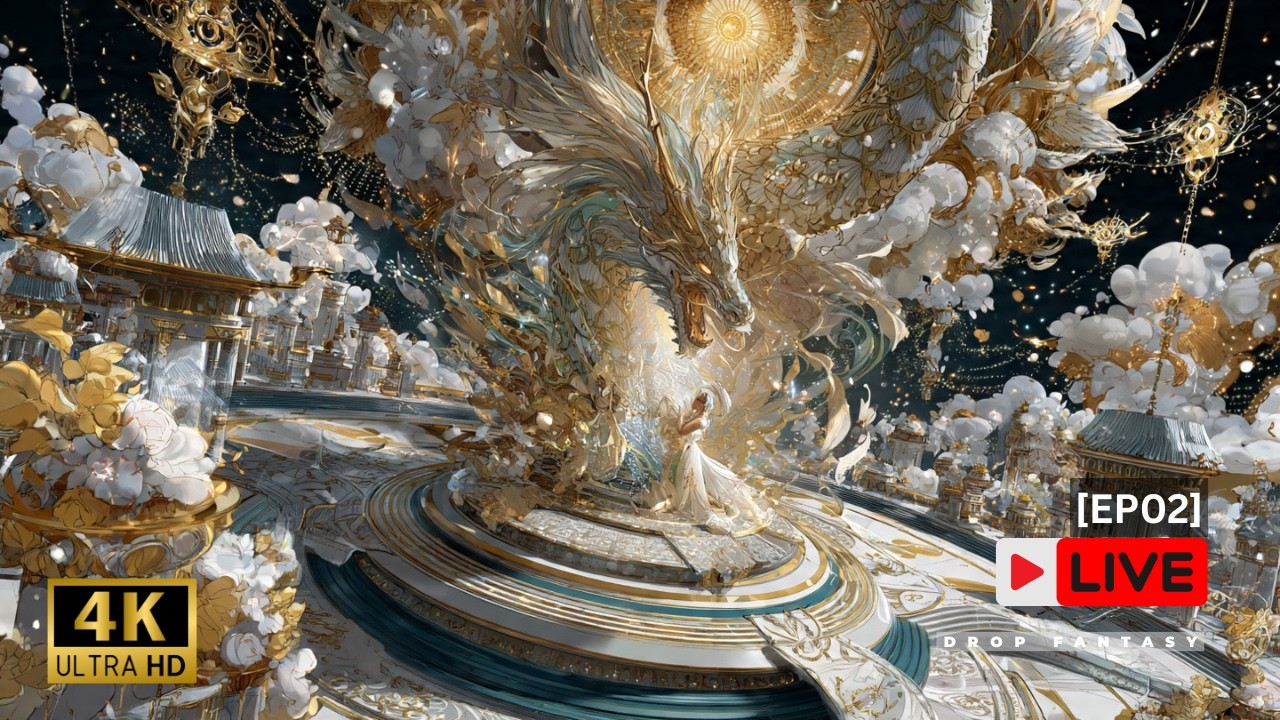 LIVE NOW | (EP02) Dreamy Dragon & Human Love 🐉 | Cinematic AI Fantasy Art