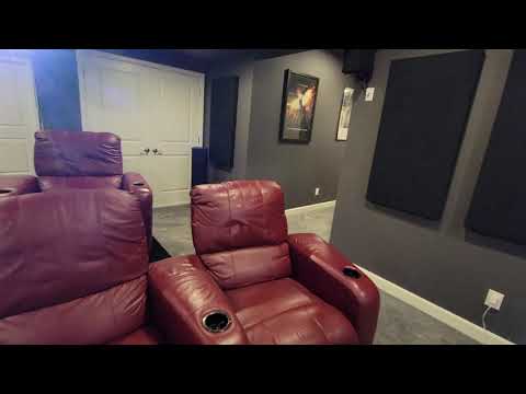 My new home theater tour. 155 inch screen 7.2  Full Klipsch set up.
