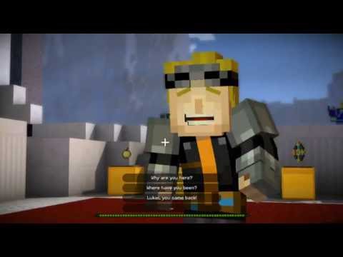 CubicDeath - Minecraft storymode episode 5 (treasure room scene) (Left lukas on bad terms)