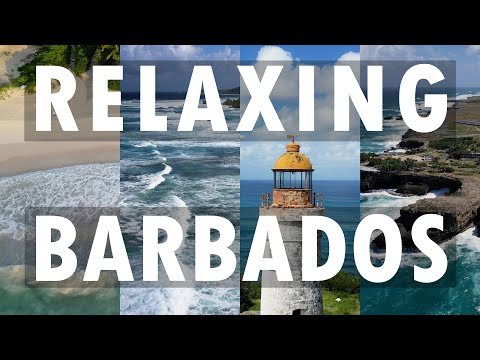 Relaxing Barbados - 4K Highlights By Drone - Bathsheba, Harrison's Point Lighthouse & North Point
