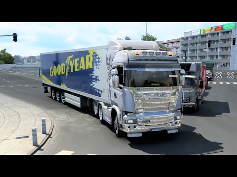 Why Everyone Loves Scania R490 - Crackle V8 Sound } Power of Scania R490 - ets2 pro mods