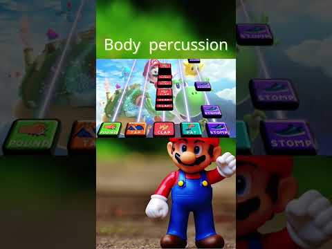 Mario game body percussion  #along #rhythm #bodypercussion  #elementary #music #preschoolmusic