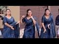 Mallu Actress Meenu V Lakshmi Hot Rare Boob Shaking Hot Navel Show Hot