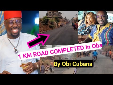 20yrs Ab@ndoned Road In Oba Anambra State Fully Done & Completed By Obi Cubana