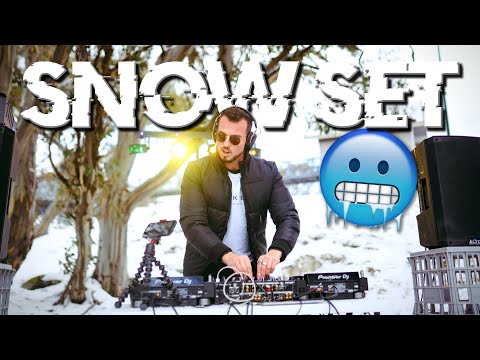 DJ Set in the Snow!