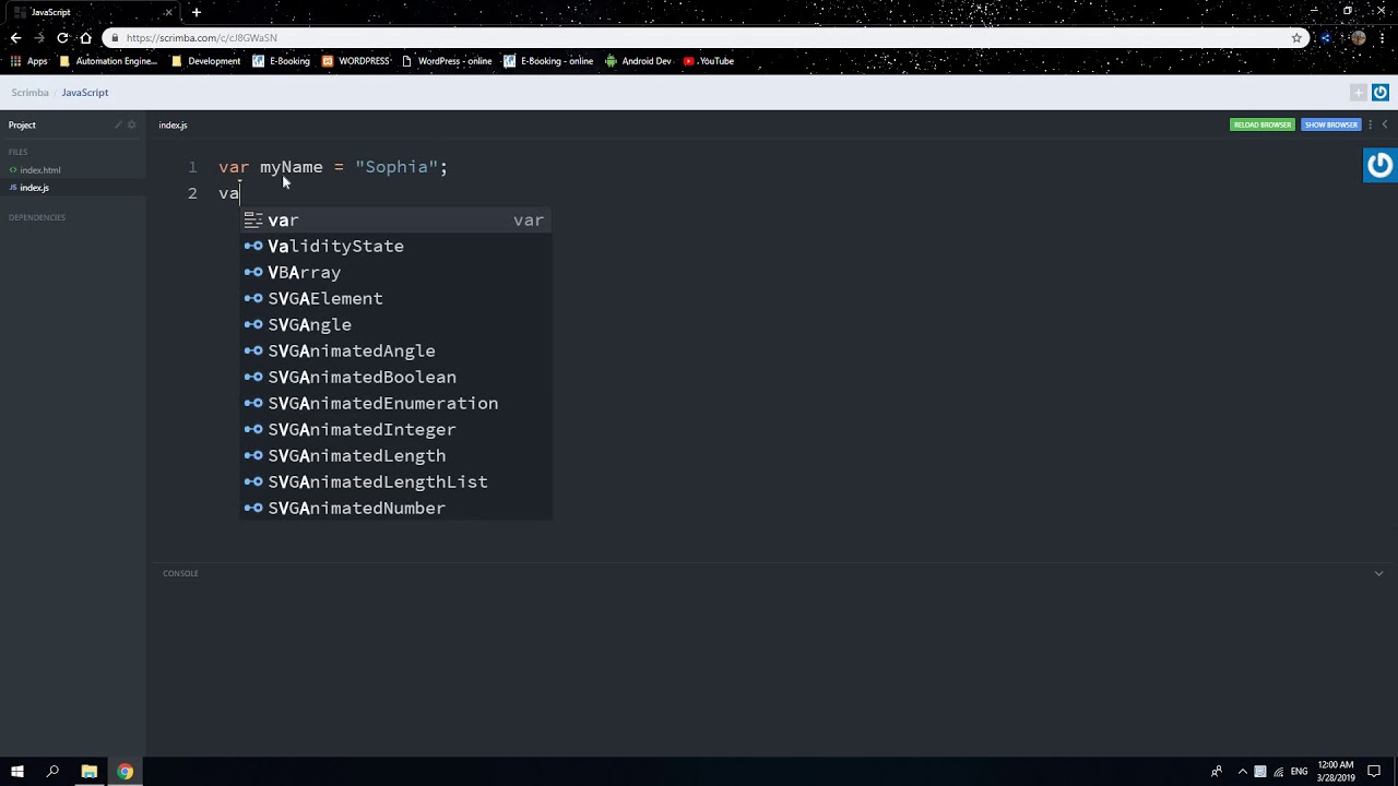 JavaScript+9+-+Declare+String+Variables