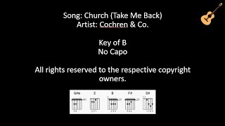 Church (Take Me Back) by Cochren &amp; Co. / Lyrics and Chords / No Capo