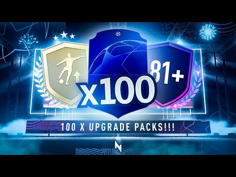 100 x UCL & 2 PLAYER UPGRADE PACKS! - FIFA 21 Ultimate Team