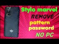 Stylo Marvel Hard Reset How To Remove Password Stylo Marvel No Pc
