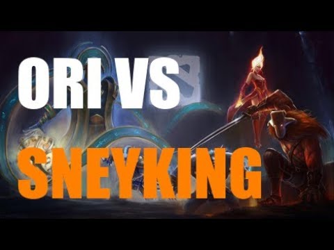 Ori [Bloodseeker] Vs. Sneyking | 18-1 K-D | Dota 2 Pro Gameplay!