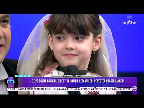 DE PE SCENA SATULUI, DIRECT ÎN INIMILE ROMÂNILOR! POVESTEA LUI GELU VOICU!