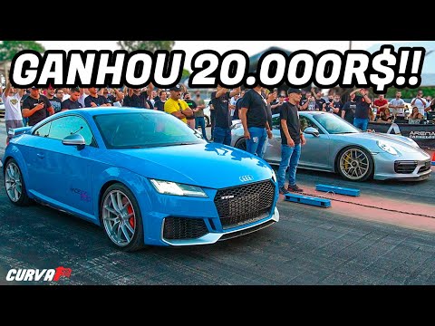 RACING WORTH 20 THOUSAND REAIS! PORSCHE WITH A THOUSAND HORSES VS AUDI WITH 6s
