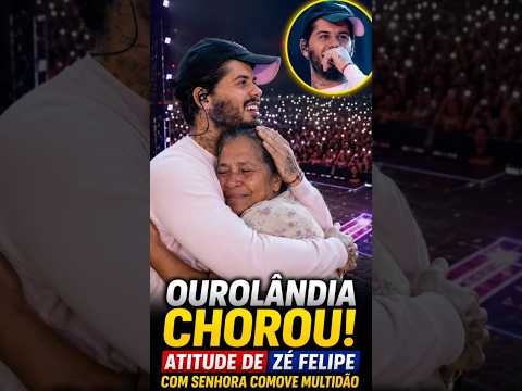EM OUROLÂNDIA! SENHORA HUMILDE RECEBE SURPRESA DE ZÉ FELIPE #virginiafonseca #zefelipe #leonardo