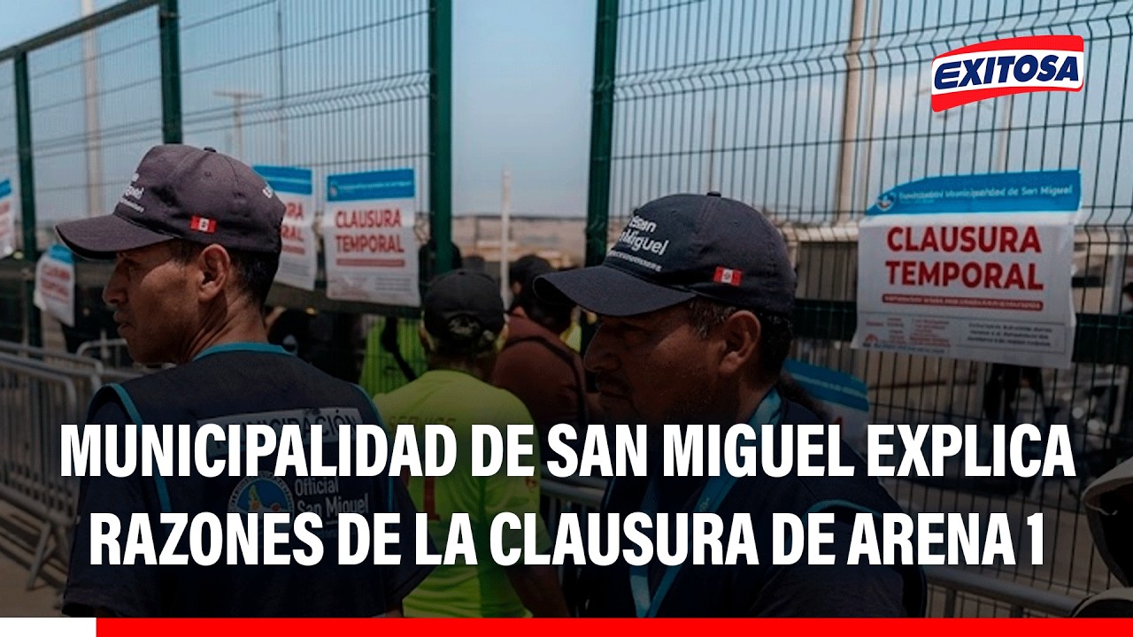 🔴🔵 Municipalidad de San Miguel señaló que esta medida responde a incumplimiento de protocolos