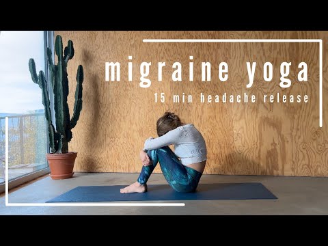 15 min YOGA FOR MIGRAINES | headache, stress & neck release