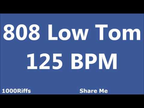 808 Low Tom Metronome : 125 BPM
