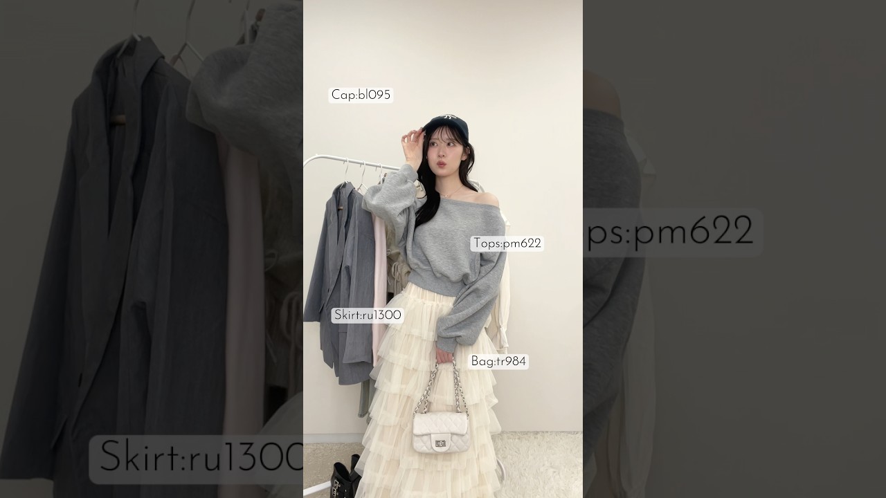 【GRL】全身グレイルで作る可愛すぎるお花見デートコーデ🌸🤍 #grl #グレイル