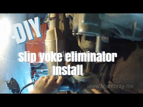Aussie Video Iron Rock Offroad Hack and Tap Slip Yole Eliminator install on XJ Jeep