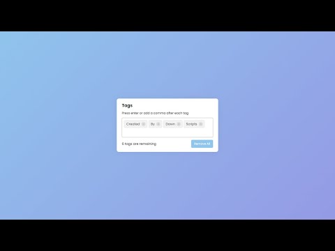 Make Input Tags Box In Html Using Css Javascript