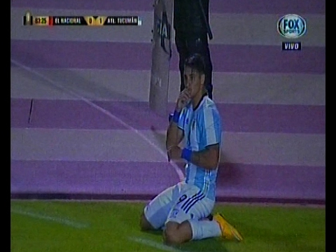 With a goal from Zampedri, Atlético Tucumán beats El Nacional in Quito.