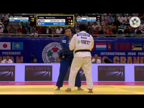 Aaron Wolf vs Tagir Khaibulaev Grand-Prix Ulaanbaatar 2015