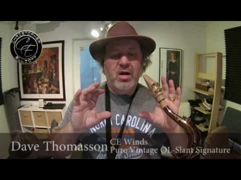 Dave Thomasson CE Winds Pure Vintage (Otto Link) OL - Slant Signature tenor saxophone mouthpiece
