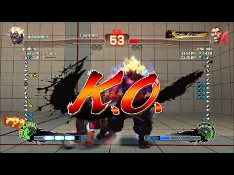 SSF4AE2012 Liga Arcadia Fighters PC g0dhim (Oni) vs Iro (Balrog) (1/2)