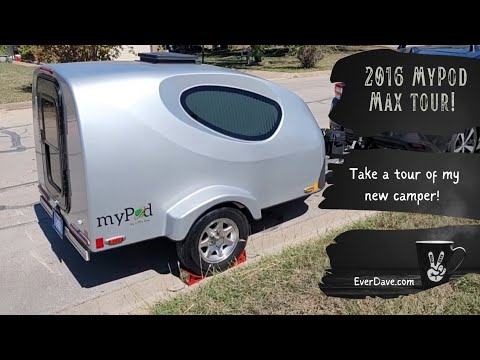 2016 LITTLE GUY MYPOD MAX teardrop with AC! | EverDave #camper #ultralight