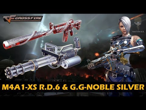 CrossFire China || M4A1-XS Royal Dragon 6 & Gatling Gun-Noble Silver (Showcase)