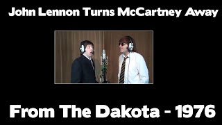 John Lennon DESTROYS Paul McCartney - The Dakota 1976