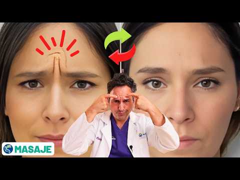 Massage to remove the eyebrows