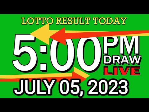 LIVE 5 PM LOTTO RESULT TODAY JULY 05, 2023 LOTTO RESULT WINNING NUMBER
