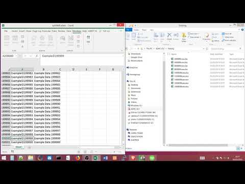 Excel VBA split every x records