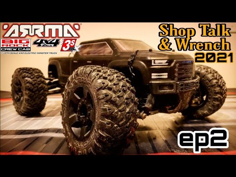 Arrma Big Rock V3 Shop Talk & Wrench 2021 Episode 2