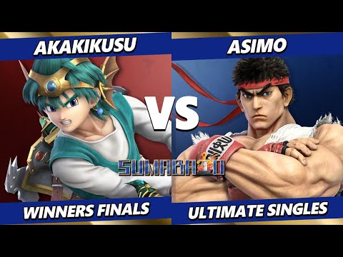 Sumabato 51 WINNERS FINALS - Akakikusu (Hero) Vs. Asimo (Ryu) Smash Ultimate - SSBU