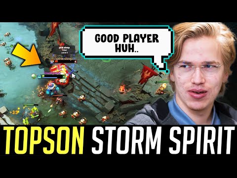 Topson Last Pick STORM SPIRIT - vs TALKATIVE TINKER Mid DOTA 2