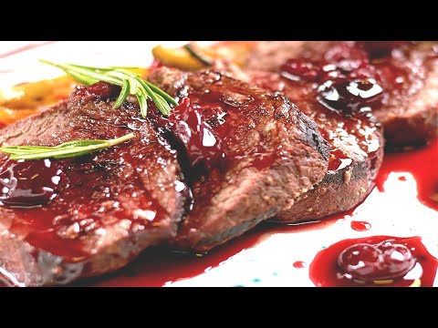 How to Cook Beef Tenderloin with Cabernet Cherry Sauce...