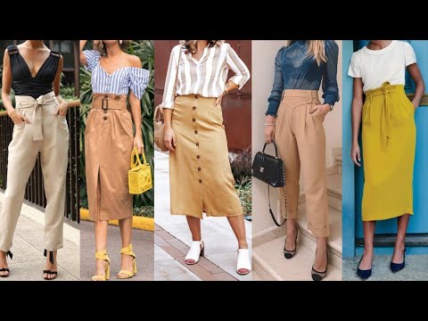 OUTFITS  CASUALES y ELEGANTES con ROPA de MODA 2022 COMBINACIONES de ROPA MODERNA SENCILLA ELEGANTE
