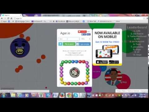 Me Playing Agario!