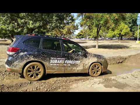Subaru Forester Deep Mud and Snow X-mode demonstration